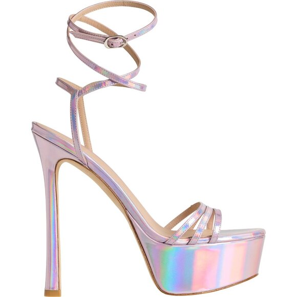 *Stuart Weitzman Made in Spain Soiree 145 Platform Sandals - Patent Leather* - Picture 3 of 4